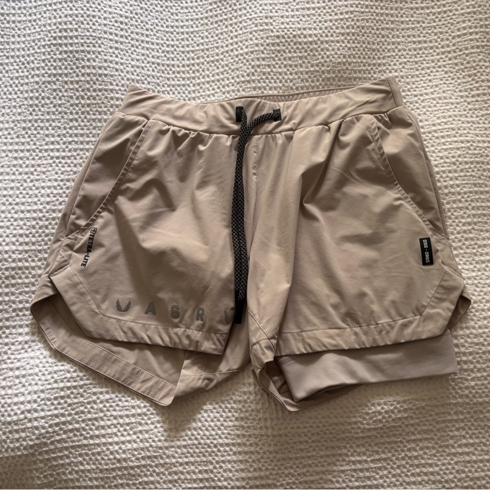 ASRV Tan Athletic Shorts